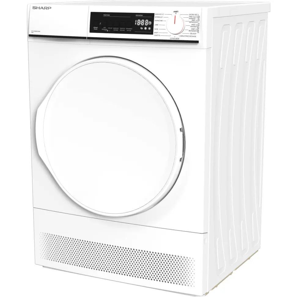 Sèche-linge 8kg condensation Sharp
