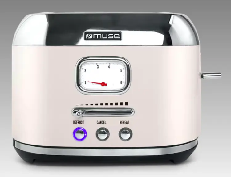 Grille pain blanc MUSE 1000W