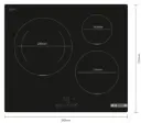 Table de cuisson induction 3 foyers Bosch