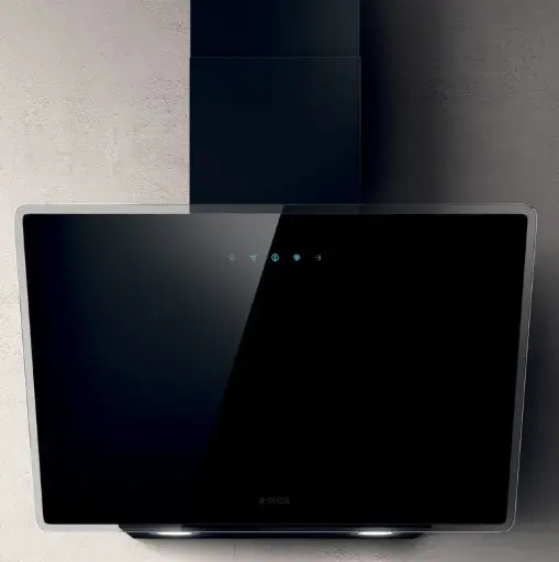 [SHIREBLA60] Hotte inclinée 60cm noire ELICA